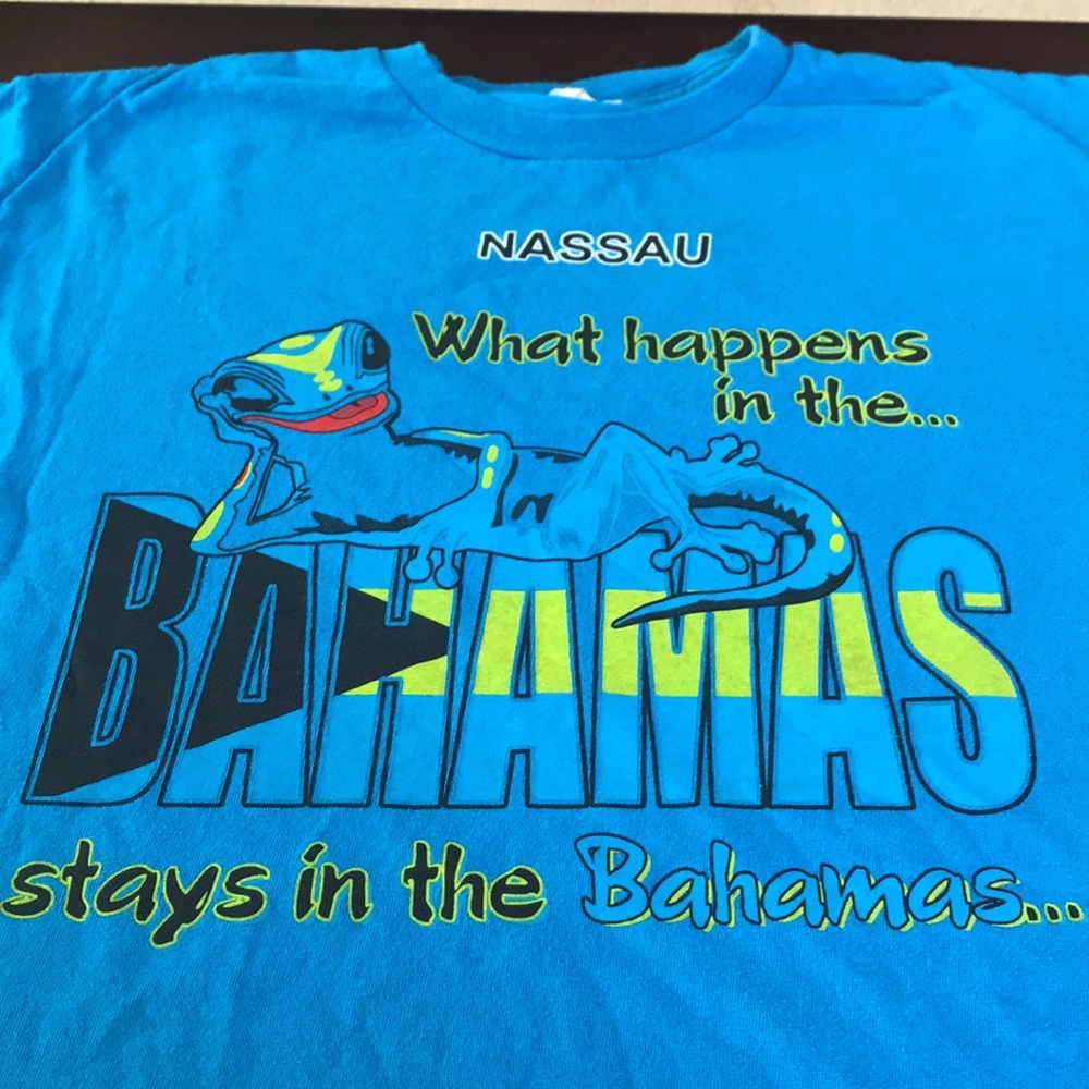 Nassau Bahamas Gecko t shirt